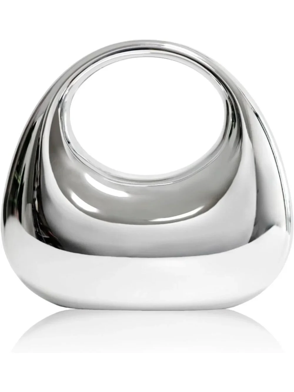Unique Moon Shape Acrylic Evening Handbag - Clutch Purse for Wedding & Party